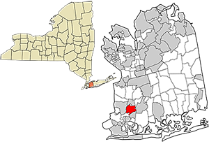 Map of Lynbrook Long Island