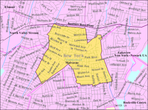 Malverne NY Map