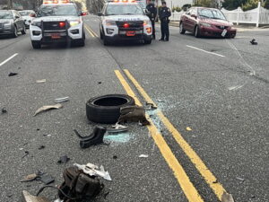Car accident in Bellmore, Nassau County