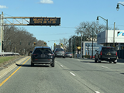 Heading East on Sunrise HIghway in Lynbook NY